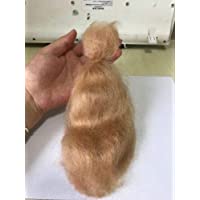 Mohair - Muñeca para muñeca de renacimiento- dorada o marrón oscuro- 10 g
